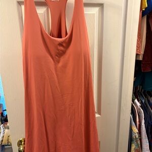 Calla Coral Sleeveless activewear dress.